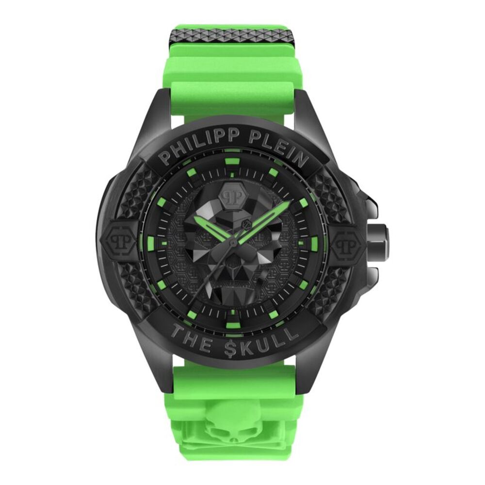 Philipp Plein The $kull Silicone Watch Black Mens